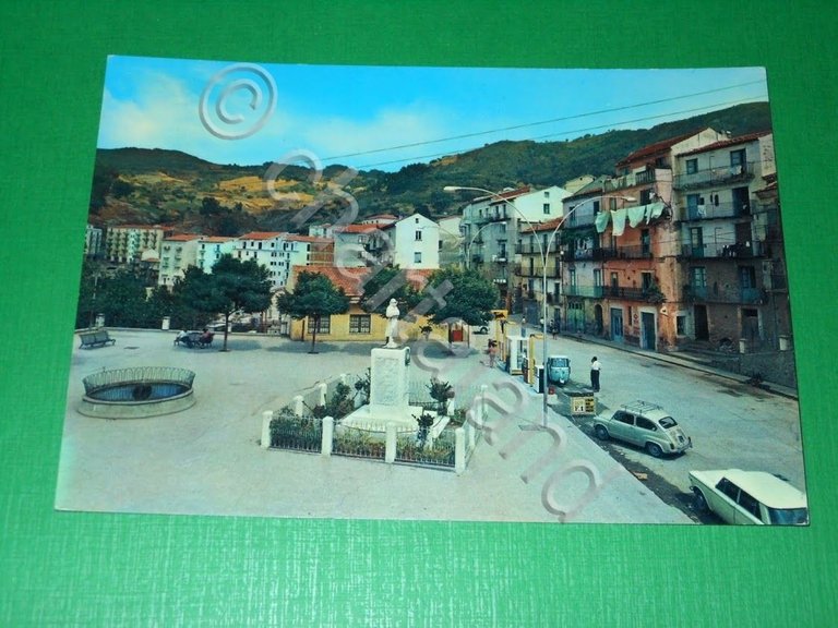 Cartolina Verbicaro ( Cosenza ) - Piazza Piave e Via …
