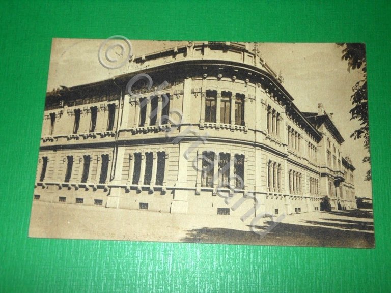 Cartolina Vercelli - Istituto Tecnico Cavour - Facciata 1926.