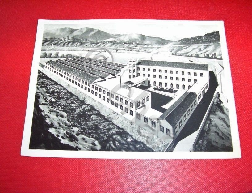 Cartolina Vercelli - Lanificio F.lli Piana (?) 1950 ca.