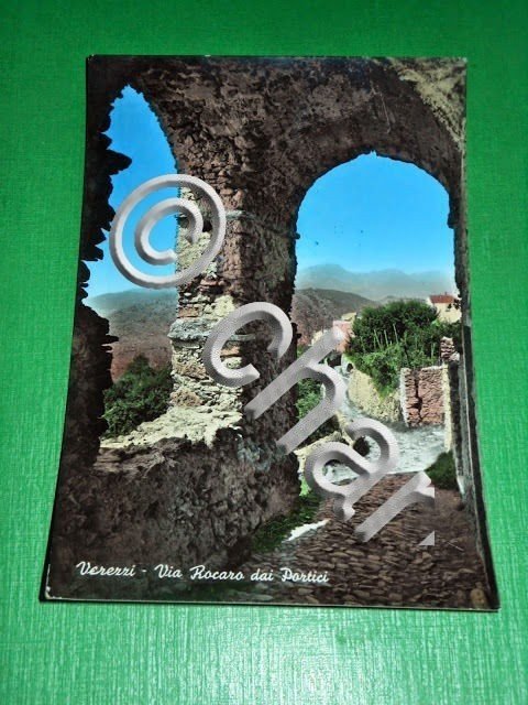 Cartolina Verezzi - Via Recaro dai Portici 1962. | Immagine principale