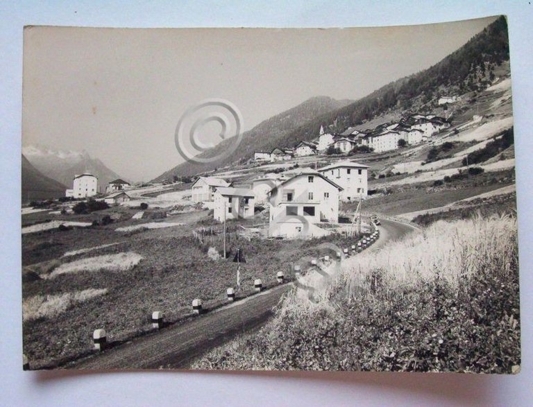Cartolina Vermiglio - Fraz. Pizzano - Panorama 1960