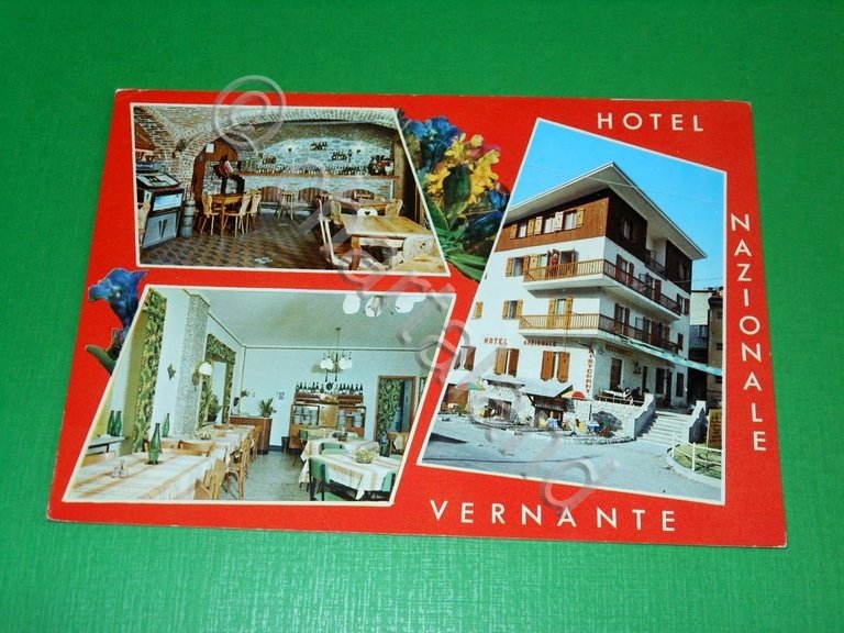 Cartolina Vernante ( Cuneo ) - Hotel Nazionale - Vedute … | Immagine Gallery 2