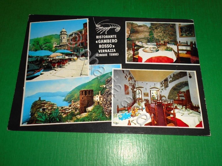 Cartolina Vernazza ( Cinque Terre ) - Ristorante Gambero Rosso …