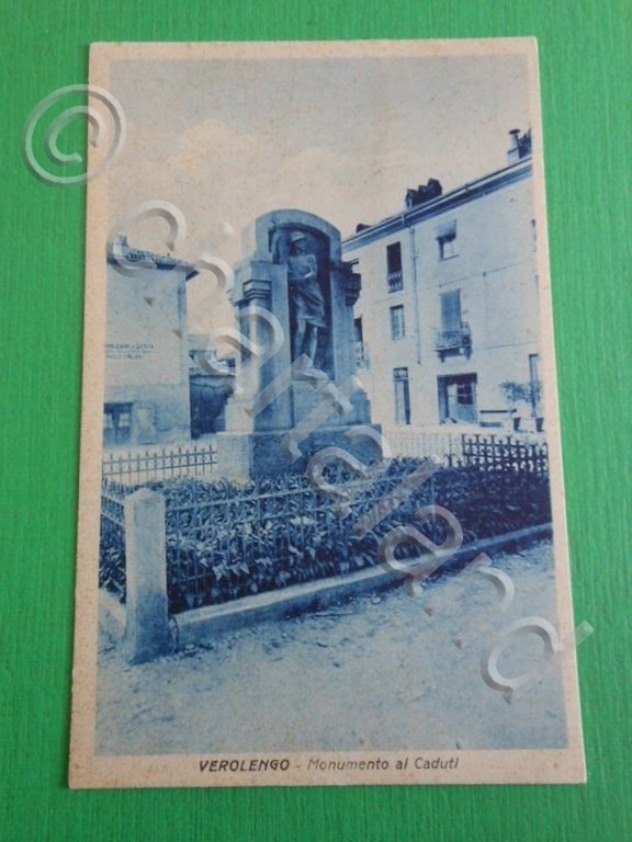 Cartolina Verolengo ( Torino ) - Monumento ai Caduti 1944