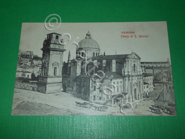 Cartolina Verona - Chiesa di S. Giorgio 1910 ca