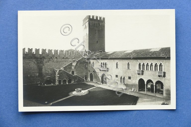 Cartolina Verona - Il Museo di Castelvecchio - 1930 ca.