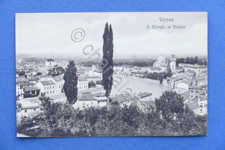 Cartolina Verona - S. Giorgio in Braida - 1915 ca.