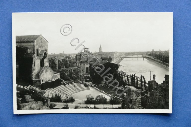 Cartolina Verona - Teatro Romano - 1930 ca..