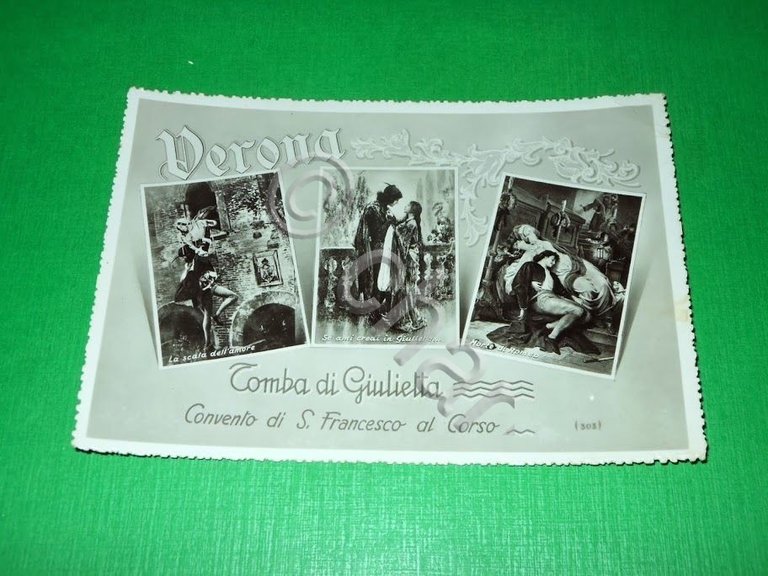 Cartolina Verona - Tomba di Giulietta - Convento di S. …