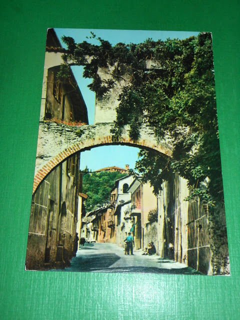 Cartolina Verzuolo - Borgo Antico - Porta Capalla 1965 ca.