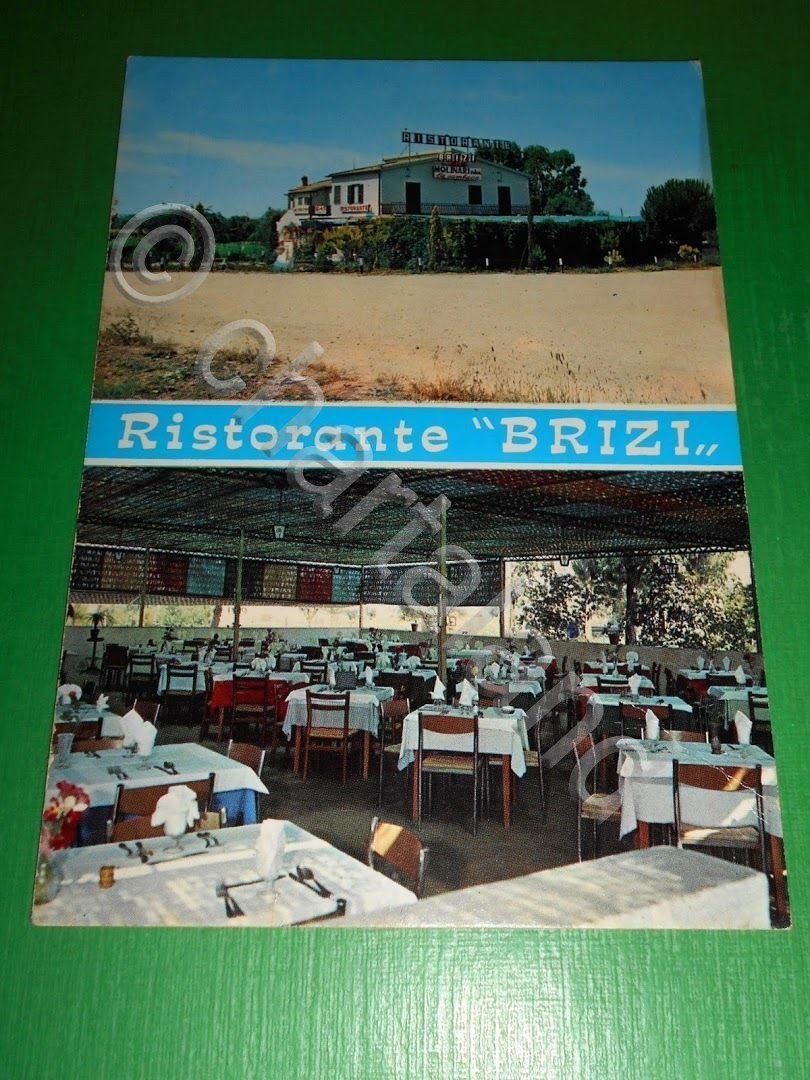Cartolina Via Aurelia - Ristorante Brizi 1980 ca