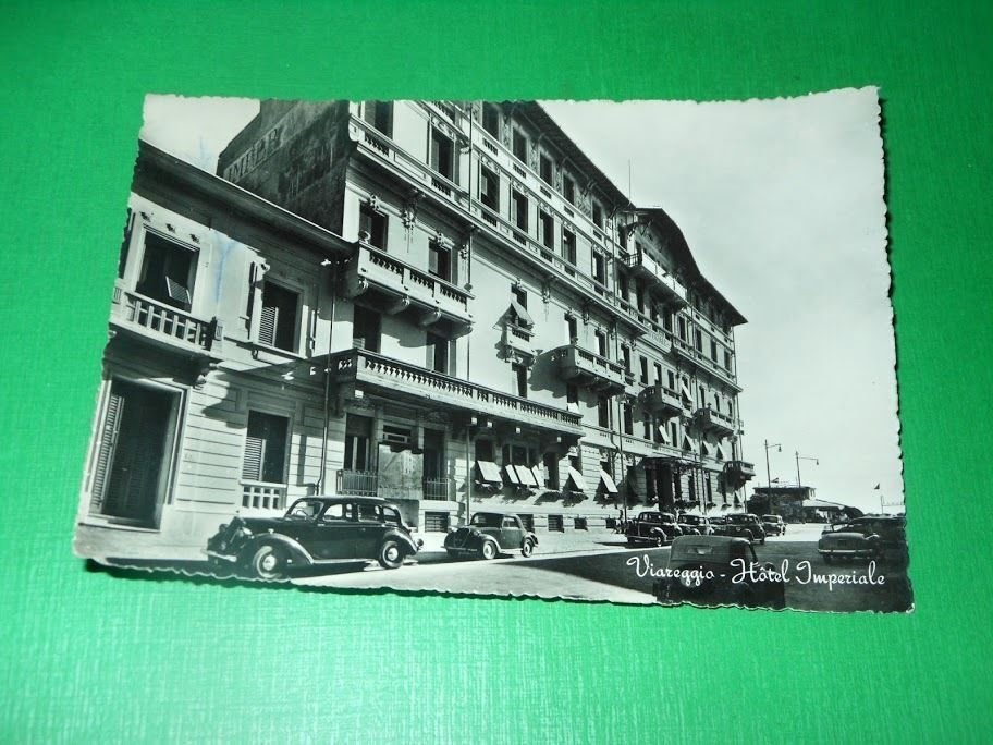 Cartolina Viareggio - Hotel Imperiale 1956.