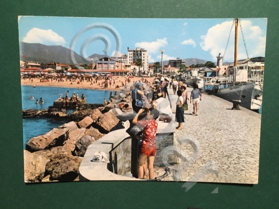 Cartolina Viareggio - Il Molo - 1972