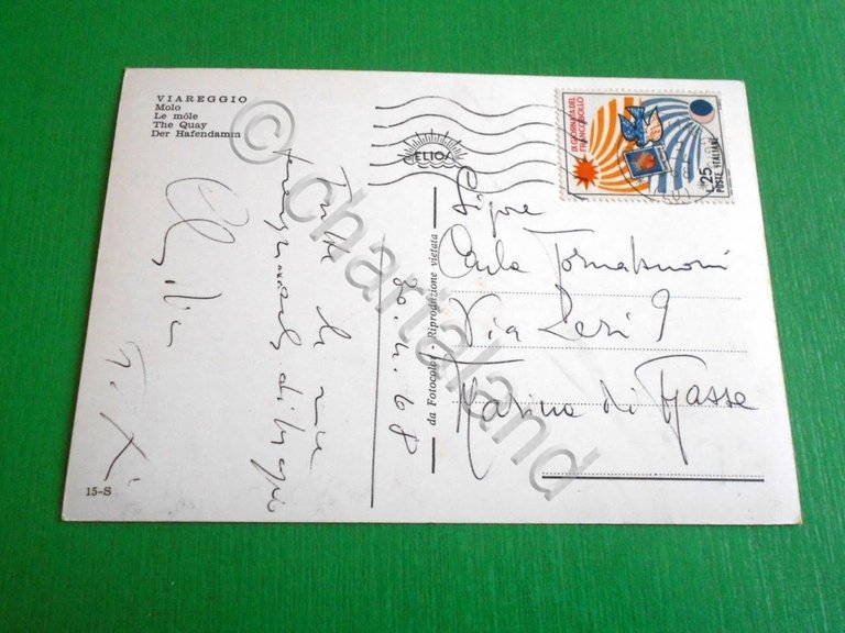 Cartolina Viareggio - Molo 1968