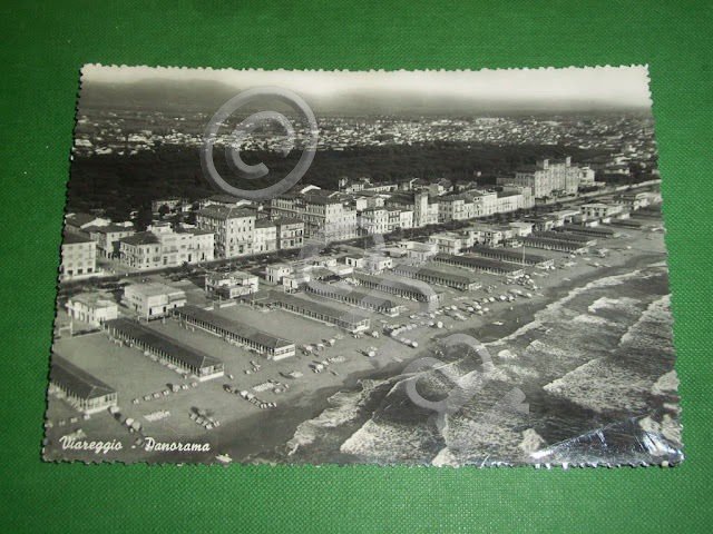 Cartolina Viareggio - Panorama -- 1952