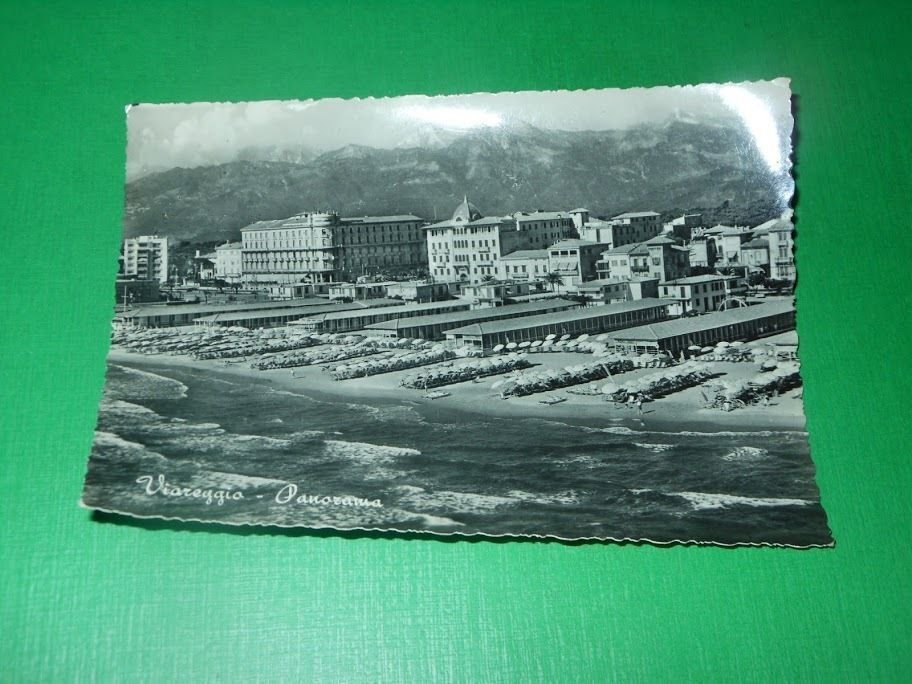 Cartolina Viareggio - Panorama 1956.