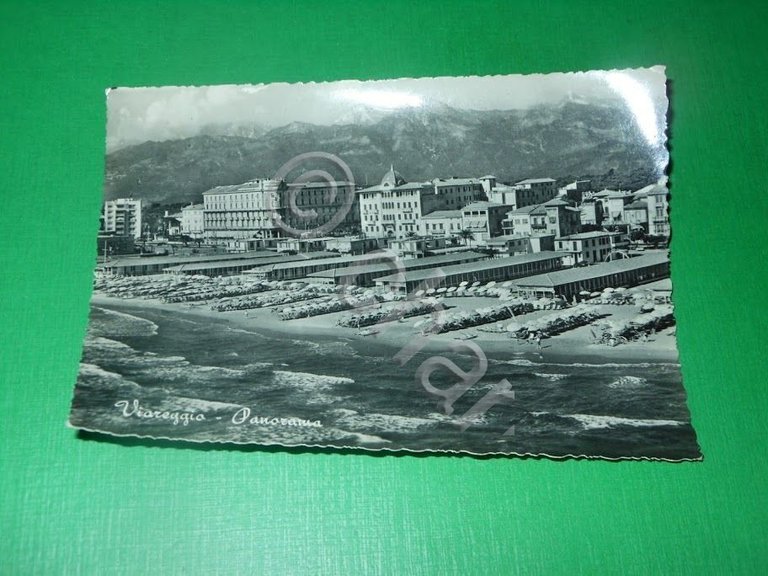 Cartolina Viareggio - Panorama 1956.