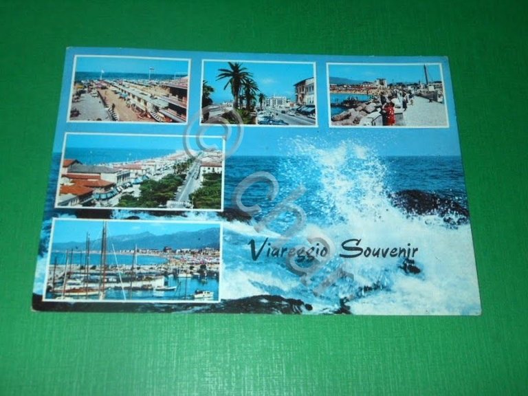Cartolina Viareggio Souvenir - Vedute diverse 1965