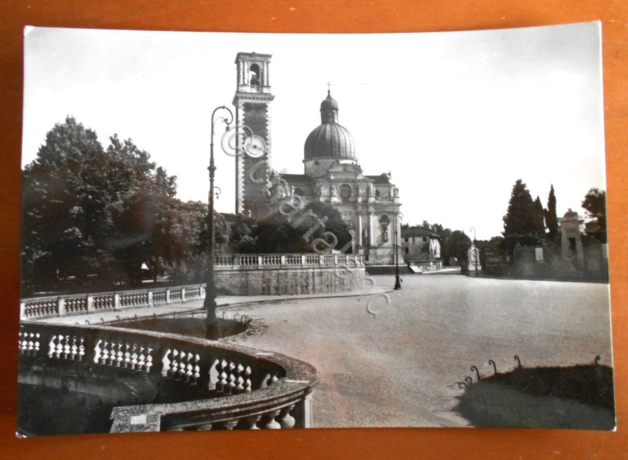 Cartolina Vicenza - Basilica di Monte Berico - 1955