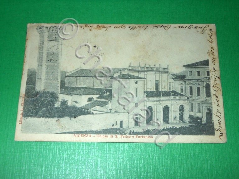 Cartolina Vicenza - Chiesa di S. Felice e Fortunato 1903