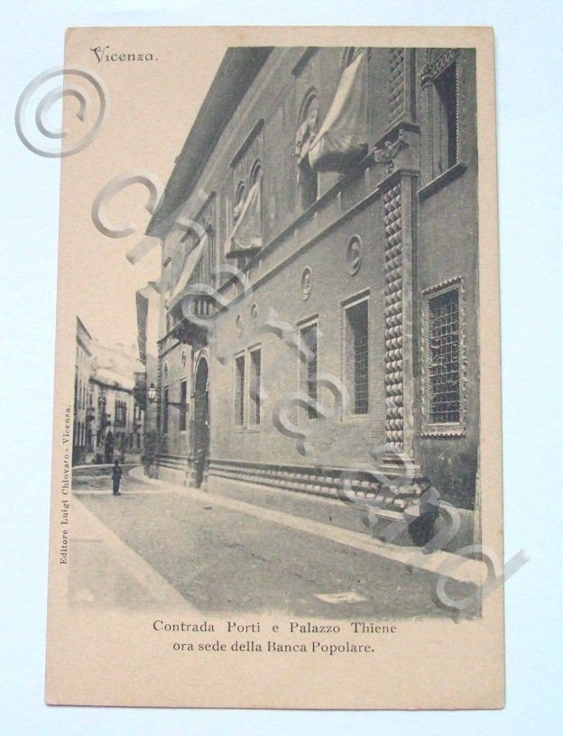 Cartolina Vicenza - Contrada Porti 1930 ca.