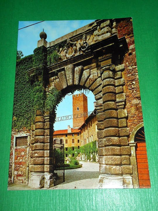 Cartolina Vicenza - Entrata Teatro Olimpico 1965 ca.