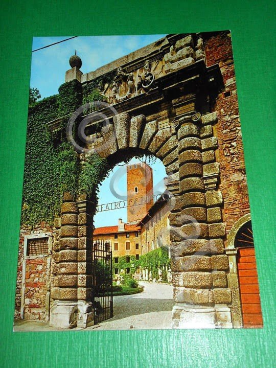 Cartolina Vicenza - Entrata Teatro Olimpico 1965 ca.