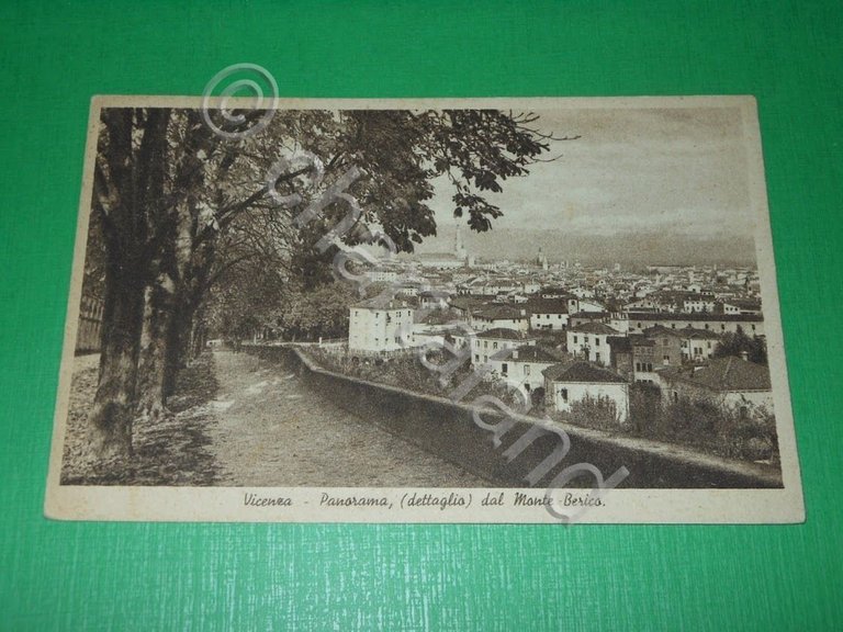 Cartolina Vicenza - Panorama dal Monte Berico 1946.