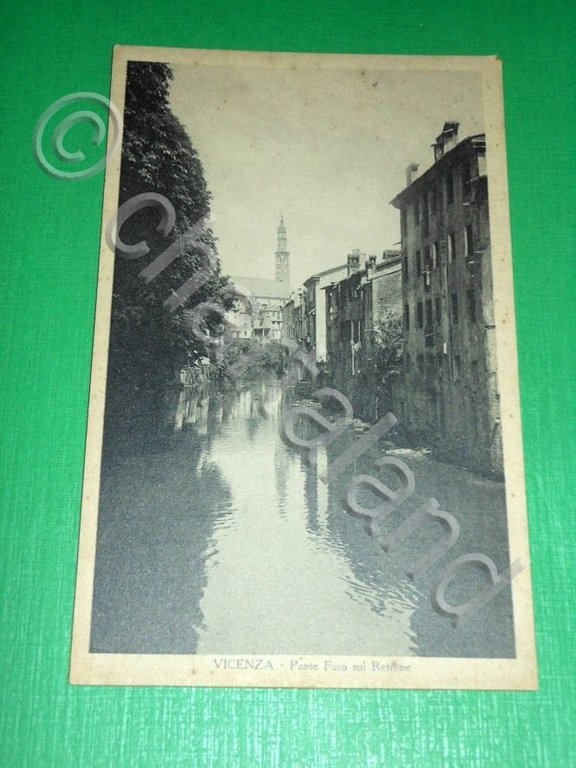 Cartolina Vicenza - Ponte Furo sul Retrone 1930 ca | Immagine Gallery 2