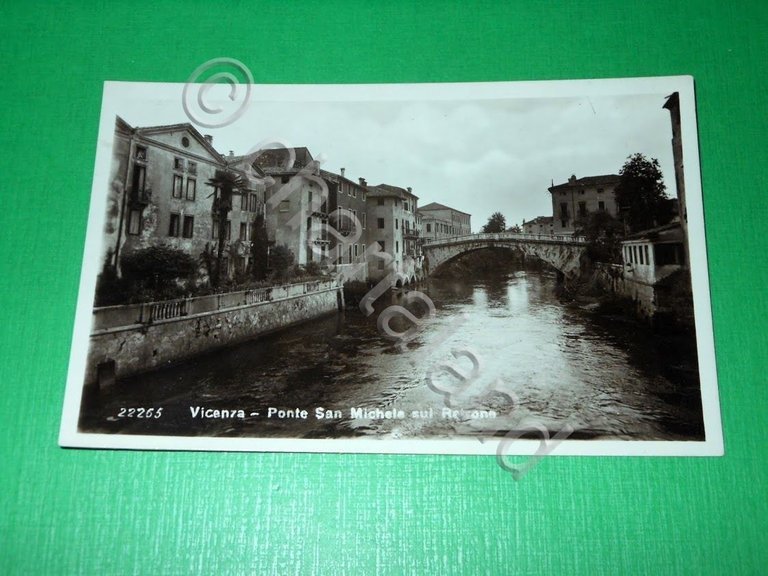 Cartolina Vicenza - Ponte San Michele sul Retrone 1930 ca.