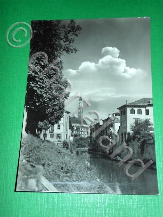 Cartolina Vicenza - Scorcio sul Retrone 1959.