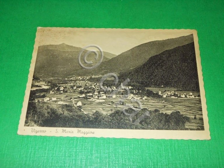 Cartolina Vigezzo - S. Maria Maggiore - Panorama 1935