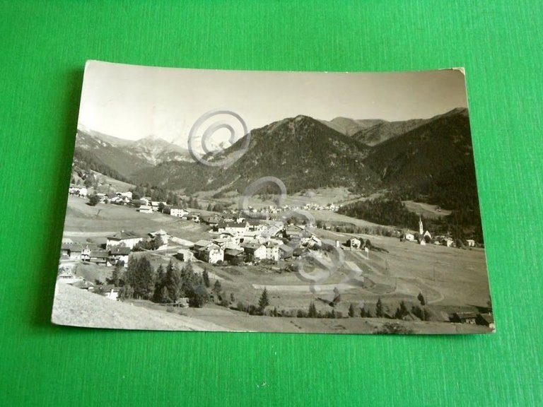 Cartolina Vigo - S. Giovanni di Fassa verso il Gruppo …