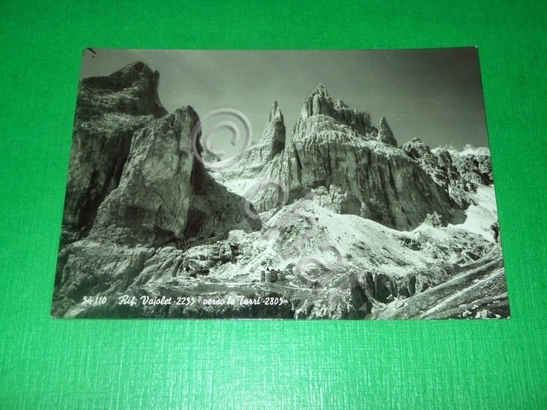 Cartolina Vigo di Fassa - Rifugio Vajolet verso le Torri … | Immagine Gallery 2