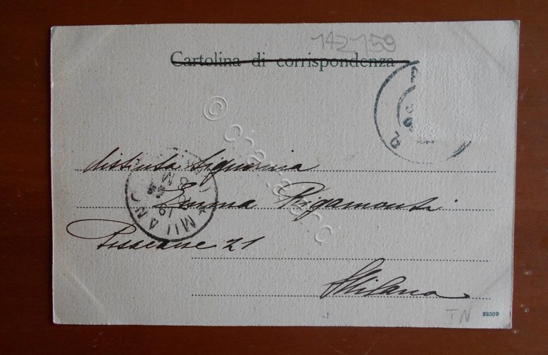 Cartolina Villa Hildebrand - Gengestngsheim deutscher Offiziere - 1904