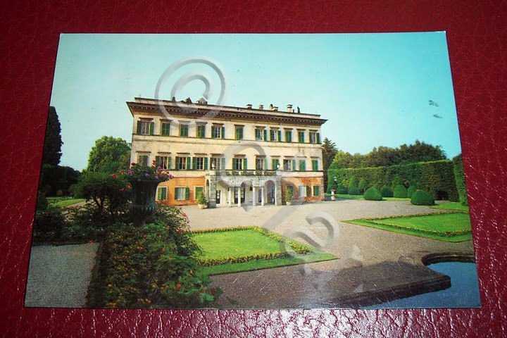 Cartolina Villa Reale di Marilia - Lucca 1975