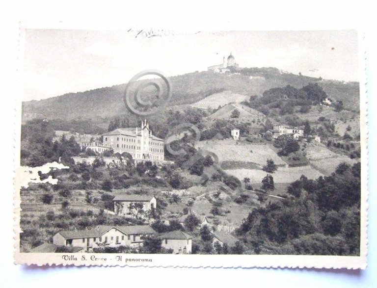 Cartolina Villa S. Croce ( S. Mauro Torinese ) 1954
