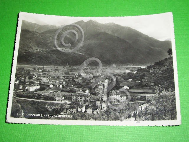 Cartolina Villadossola - Panorama generale 1938