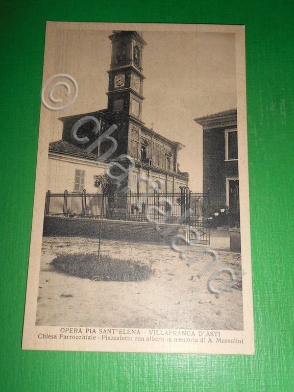Cartolina Villafranca d' Asti - Opera Pia Sant' Elena - …