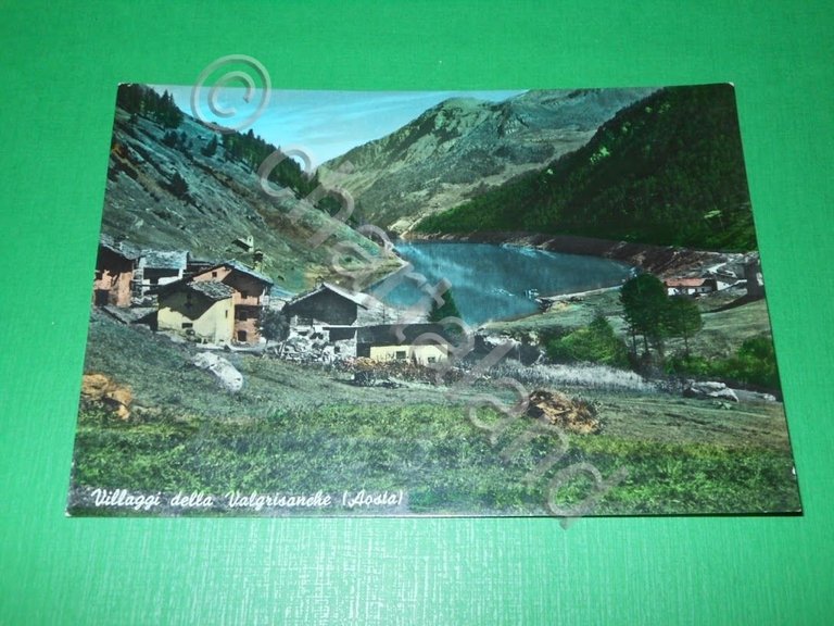 Cartolina Villaggi della Valgrisanche ( Aosta ) - Veduta 1964