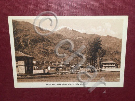 Cartolina Villar Focchiardo - Valle di Susa - 1931 ca.