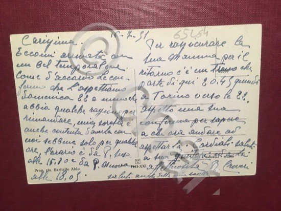 Cartolina Villar Focchiardo - Valle di Susa - 1931 ca.