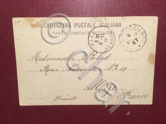 Cartolina Villarfocchiardo - Chiesa Parrocchiale - 1911