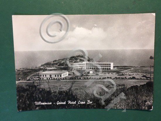 Cartolina Villasimius - Grand Hotel Capo Boi - 1956