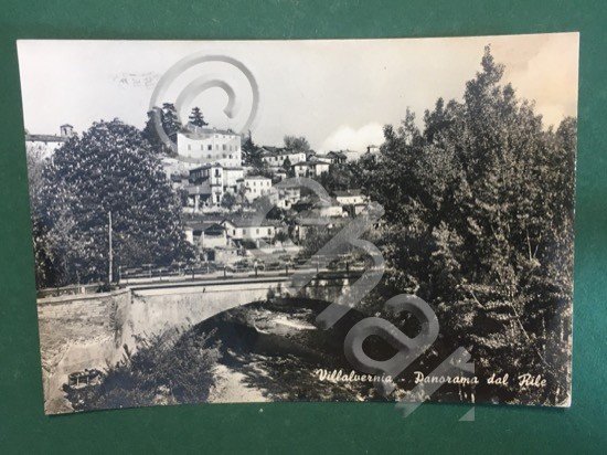 Cartolina Villavernia - Panorama Dal Rile - 1966