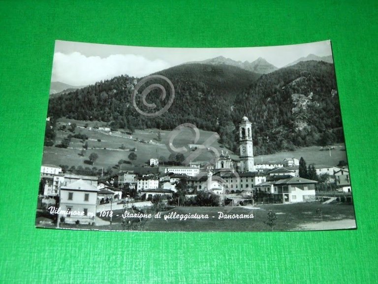 Cartolina Vilminore - Panorama 1962.
