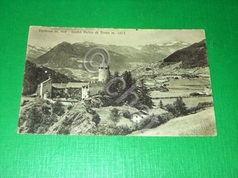 Cartolina Vipiteno - Castel Pietra di Trens 1934.