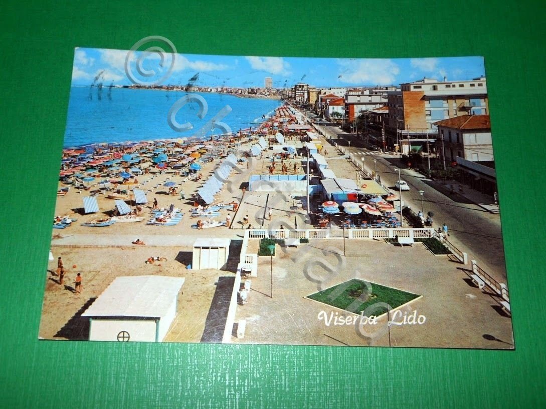 Cartolina Viserba Lido - Panorama 1969.