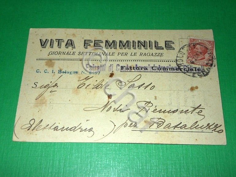 Cartolina Vita Femminile - Giornale per le Ragazze - Bologna …