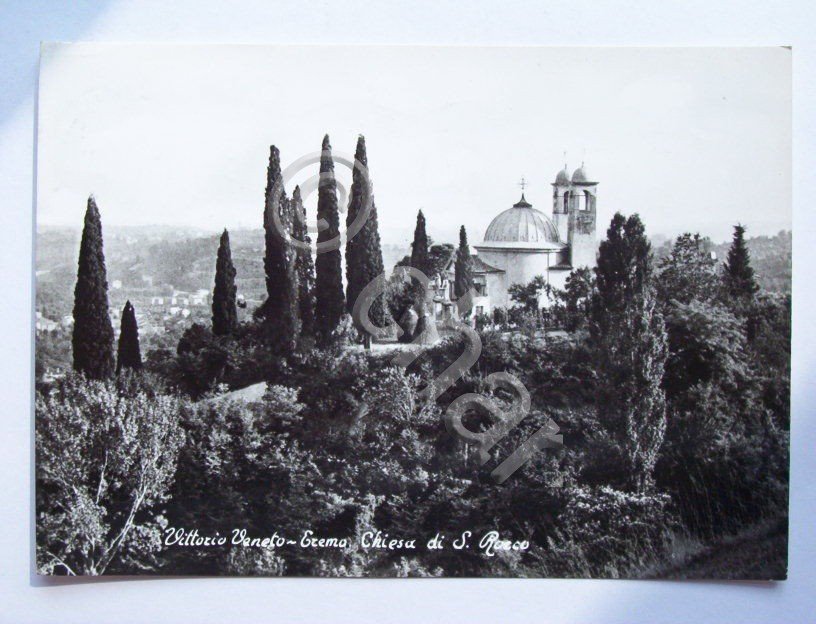 Cartolina Vittorio Veneto - Eremo Chiesa S. Rocco 1966.